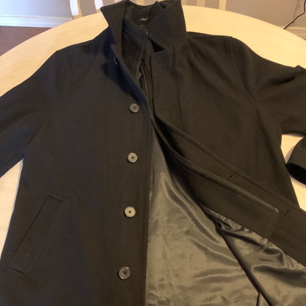 All Black Pea coat